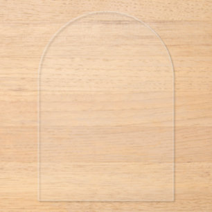 Premium Arch Clear Acrylic Wedding Invitation