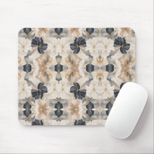 Premium Artistic Floral Abstraction Mouse Mat