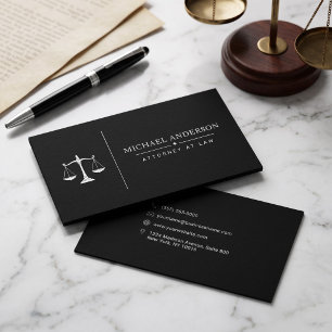 Premium Attorney Template Business Card