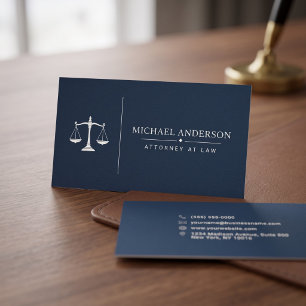 Premium Attorney Template Business Card