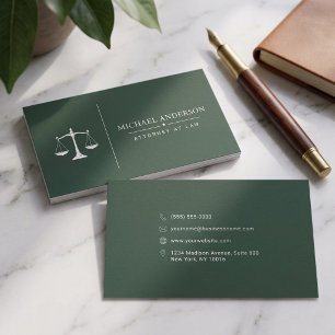 Premium Attorney Template Business Card