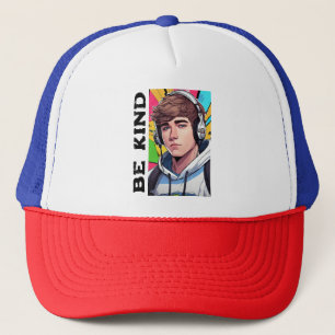 Premium Baseball & Trucker Hats_ Be Kind Logo Hat