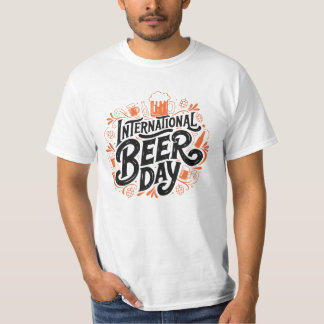 Premium Beer Day Typography Vector T Shirt Design
