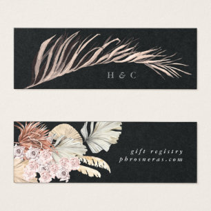 Premium Black Pampas Grass Floral Jungle Wedding