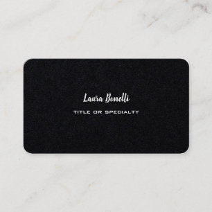 Premium Black Professional Modern Business Card