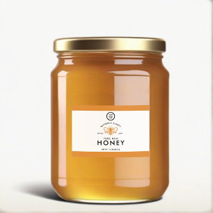 Premium Branding Customisable Design Honey Jar Food Label