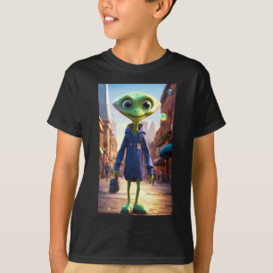 Premium Brown Horse Cartoon T-Shirt Design.