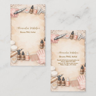 Premium Brows Beauty Business Card