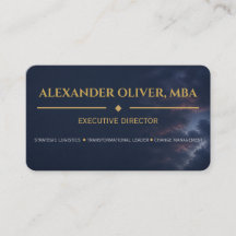 Premium Business Blue and Gold Executive
