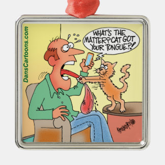 Premium Cat Cartoon Christmas Tree Ornament