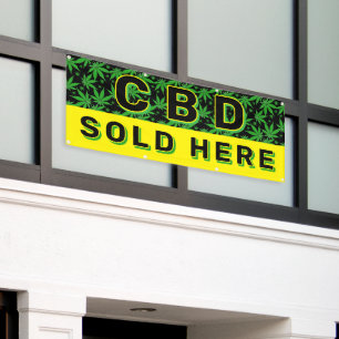 Premium CBD Oil Sold Here Advert Banner