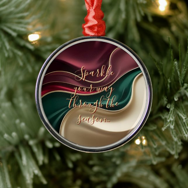 Premium Christmas ornament in stylish graphic (Tree)