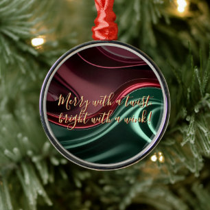 Premium Christmas ornament in stylish graphic