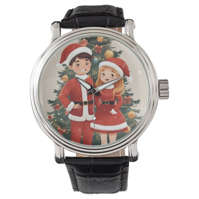 Premium christmas proposal romantic anniversary watch (Front)