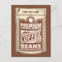 Premium coffee beans food poster cafe Barista
