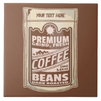 Premium coffee beans food poster cafe Barista