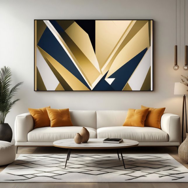 Premium Corporate Geometry Canvas Print (Creator Uploaded)