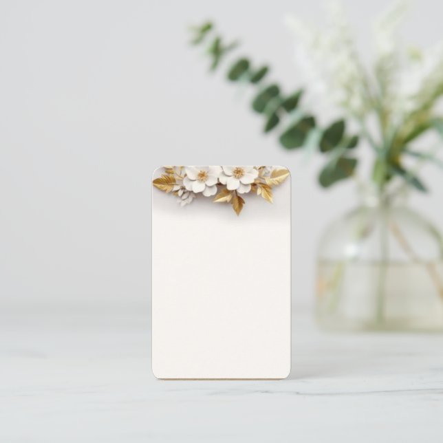 Premium Custom Business Cards (Standing Front)