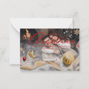 Premium Custom Christmas Cards 2024   Elegant 