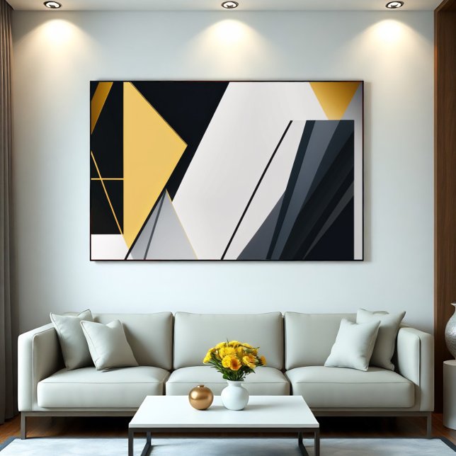 Premium Diagonal Geometry Poster (Creator Uploaded)