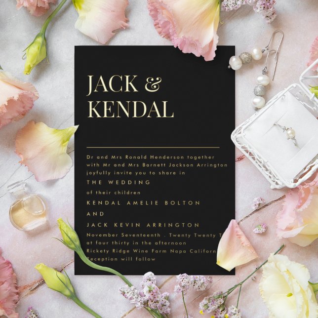 Premium Elegant | Editable Names Wedding Gold (Creator Uploaded)