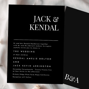 Premium Elegant   Editable Names Wedding Invitation