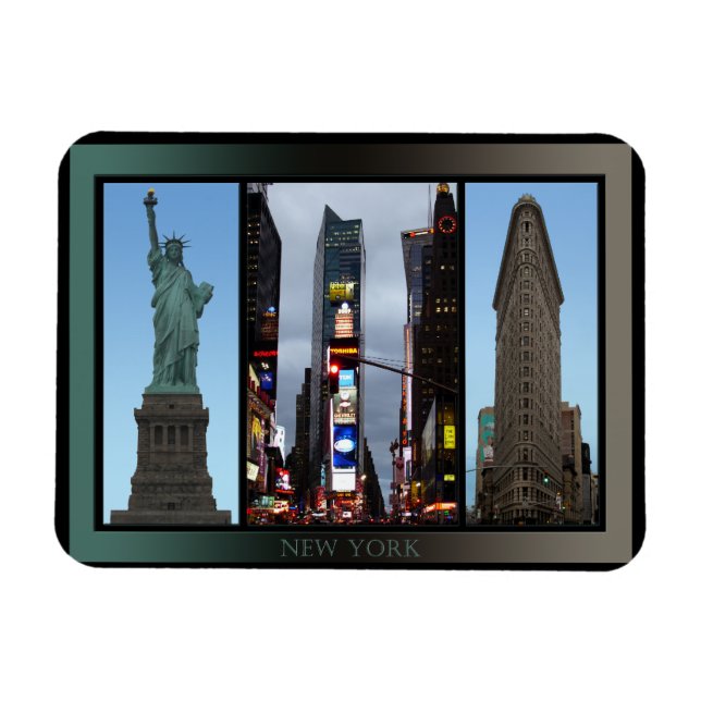 Premium Flexi New York Magnet NY City Souvenir (Horizontal)