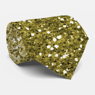 Premium Gold Ombre Glitter Neck Tie