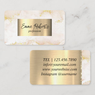 Premium Golden Luxury Business Card