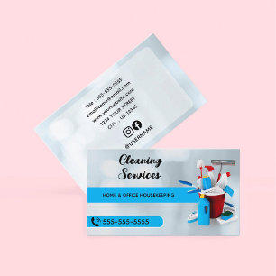 Premium House Cleaning & Maid Services  Business Card