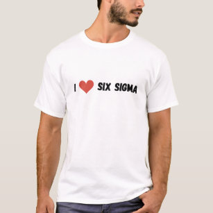 Premium 'I Love Six Sigma' Jarra: Embrace Quality  T-Shirt