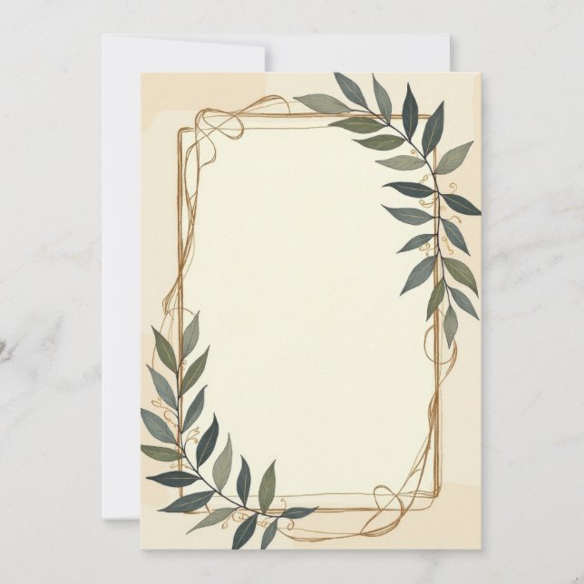 PREMIUM Invitation Card Design (Front)