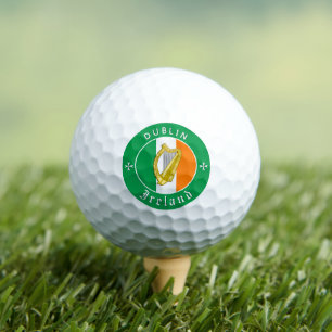 Premium Ireland Golf Ball, Dublin, Irish Flag Balls