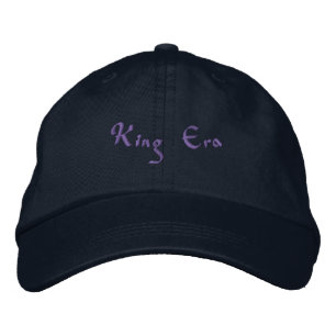 Premium King Era Navy-Hat Adjustable Clean Modern  Embroidered Hat