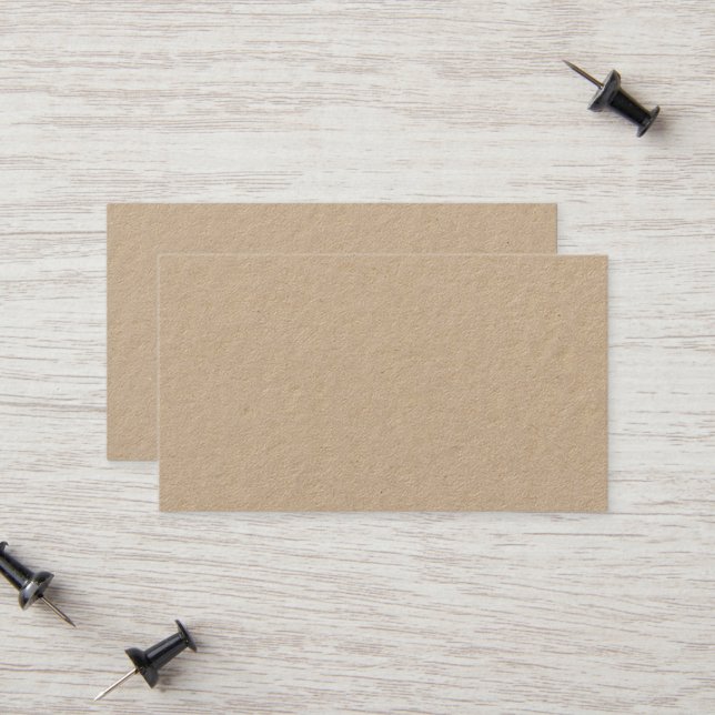 Premium Kraft Calling Card (Front/Back In Situ)