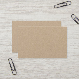 Premium Kraft European Business Card