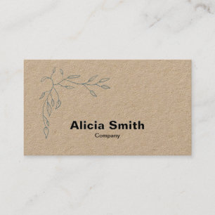 Premium Kraft Minimal Elegant Business Card