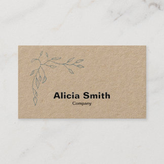 Premium Kraft Minimal Elegant Business Card
