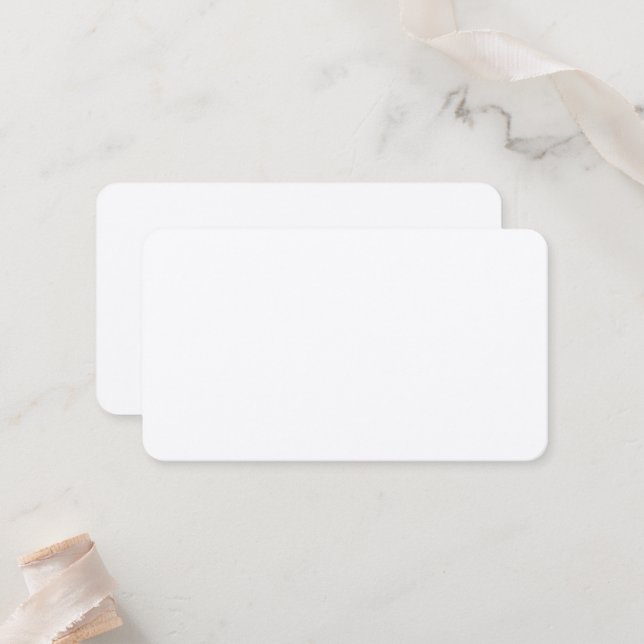 Premium Kraft Rounded Place Card (Front/Back In Situ)