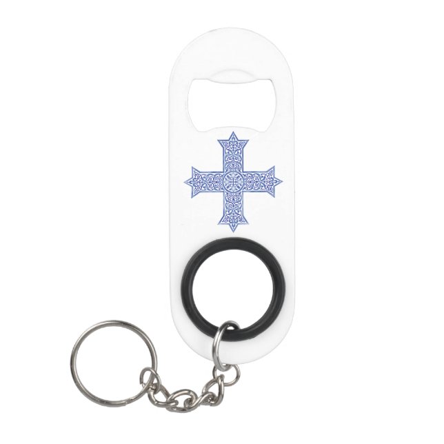 Premium Lapis Blue Coptic Cross Art (Front)
