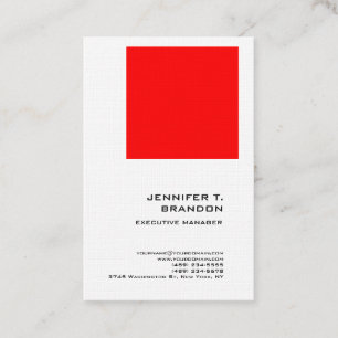Premium Linen Minimalist Plain Modern Professional Business Card