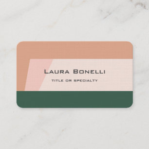 Premium Linen Professional Modern Business Card
