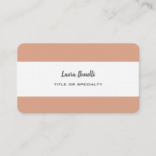 Premium Linen Professional Modern Minimalist Business Card