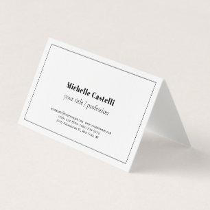 Premium Linen Professional Unique Classical Simple Business Card