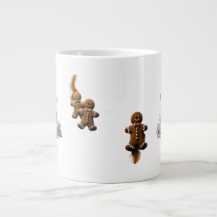 Premium Luxury Gingerbread Family Home Sweet Large Coffee Mug