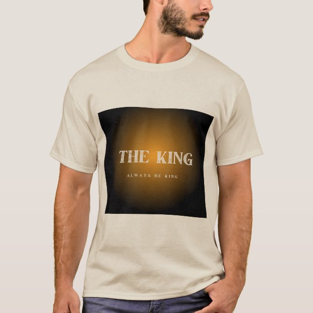"Premium Men's T-Shirt – Timeless Style" (Front)