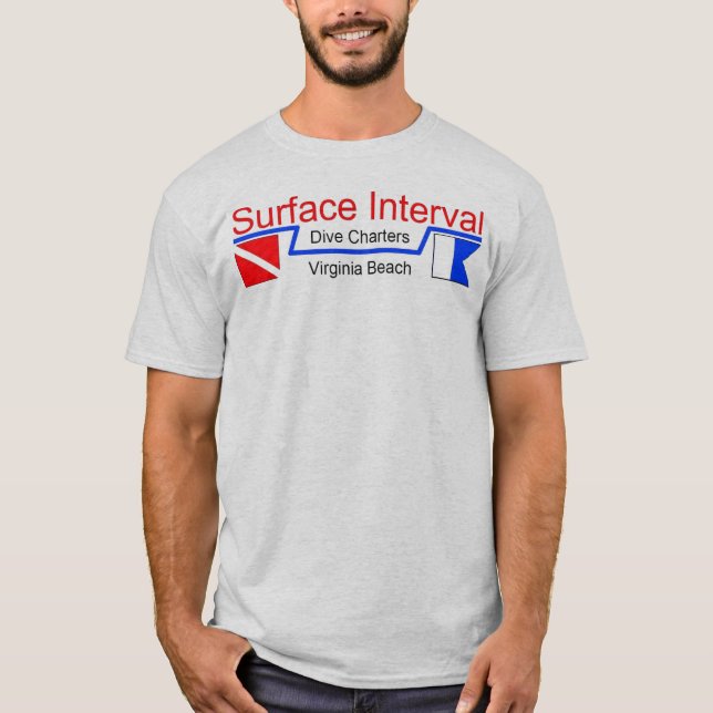 Premium Mens TShirt #1, grey Large, with logo (Front)