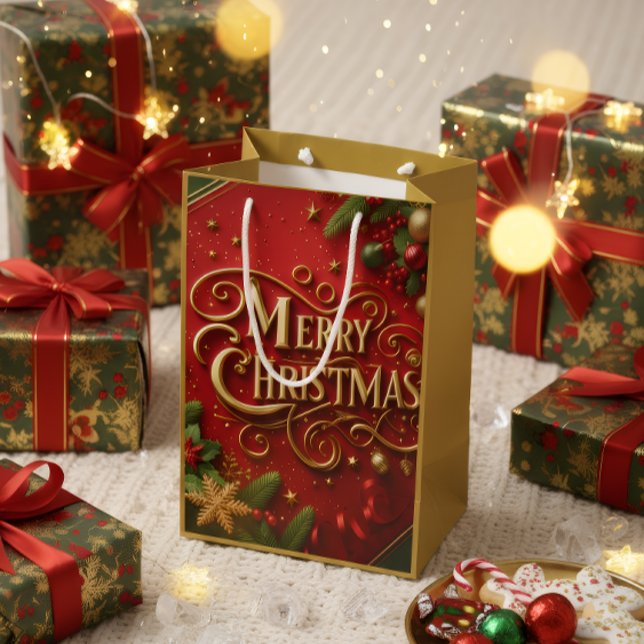 Premium Merry Christmas Gift Bag (Creator Uploaded)