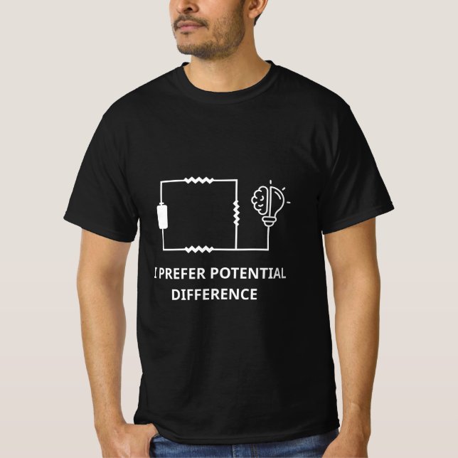 Premium Minimalist Engineering Design T-Shirt (Front)