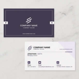 Premium Minimalist & Modern Professional Business Card
